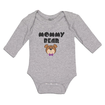 Long Sleeve Bodysuit Baby Mommy Bear Boy & Girl Clothes Cotton