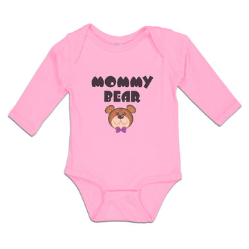 Long Sleeve Bodysuit Baby Mommy Bear Boy & Girl Clothes Cotton