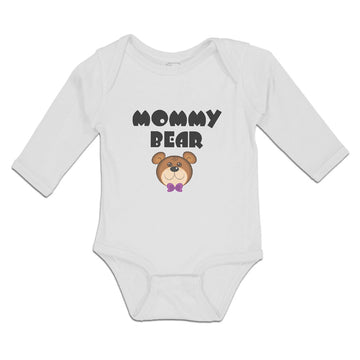 Long Sleeve Bodysuit Baby Mommy Bear Boy & Girl Clothes Cotton