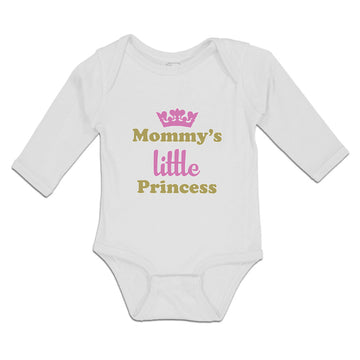 Long Sleeve Bodysuit Baby Mommy's Little Princess Boy & Girl Clothes Cotton
