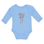 Long Sleeve Bodysuit Baby Mom's Little Boy Boy & Girl Clothes Cotton