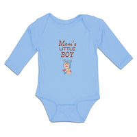 Long Sleeve Bodysuit Baby Mom's Little Boy Boy & Girl Clothes Cotton