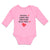 Long Sleeve Bodysuit Baby Mummy I Love You Lots like Jelly Tots Cotton