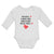 Long Sleeve Bodysuit Baby Mummy I Love You Lots like Jelly Tots Cotton