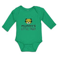 Long Sleeve Bodysuit Baby Mummy's Little Tiger Boy & Girl Clothes Cotton