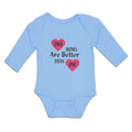 Long Sleeve Bodysuit Baby 2 Moms Are Better than 1 Boy & Girl Clothes Cotton