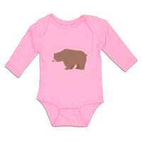 Long Sleeve Bodysuit Baby Teddy Bear Boy & Girl Clothes Cotton