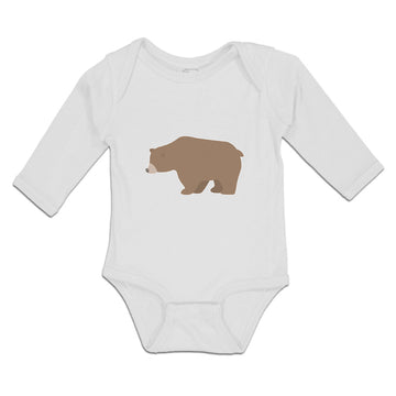 Long Sleeve Bodysuit Baby Teddy Bear Boy & Girl Clothes Cotton