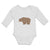 Long Sleeve Bodysuit Baby Teddy Bear Boy & Girl Clothes Cotton