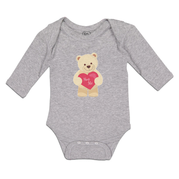 Long Sleeve Bodysuit Baby Hug Me Boy & Girl Clothes Cotton - Cute Rascals