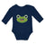 Long Sleeve Bodysuit Baby Mouth Open Frog Boy & Girl Clothes Cotton