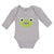 Long Sleeve Bodysuit Baby Mouth Open Frog Boy & Girl Clothes Cotton