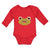 Long Sleeve Bodysuit Baby Mouth Open Frog Boy & Girl Clothes Cotton