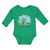 Long Sleeve Bodysuit Baby Luggage Airport Terminal Fly Vacation Cotton