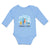 Long Sleeve Bodysuit Baby Luggage Airport Terminal Fly Vacation Cotton