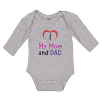 Long Sleeve Bodysuit Baby I Love My Mom and Dad Boy & Girl Clothes Cotton
