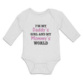 Long Sleeve Bodysuit Baby I'M My Daddy's Girls and My Mommy's World Cotton