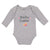 Long Sleeve Bodysuit Baby Baby Sister with Butterfly and Pink Little Hearts - Cute Rascals