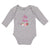Long Sleeve Bodysuit Baby Big Sister with Wreath of Flowers Boy & Girl Clothes - Cute Rascals