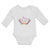 Long Sleeve Bodysuit Baby Big Sister with Wreath of Flowers and Deer Horns - Cute Rascals