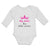 Long Sleeve Bodysuit Baby Big Sister to A Little Mister with Pink Crown Cotton - Cute Rascals