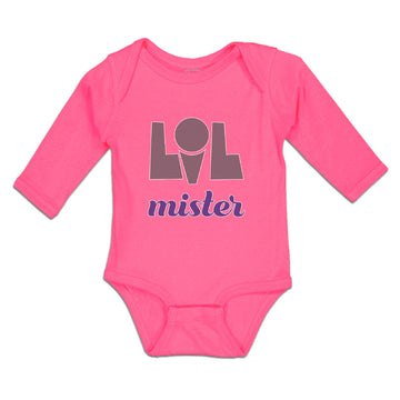 Long Sleeve Bodysuit Baby Lil Mister Boy & Girl Clothes Cotton
