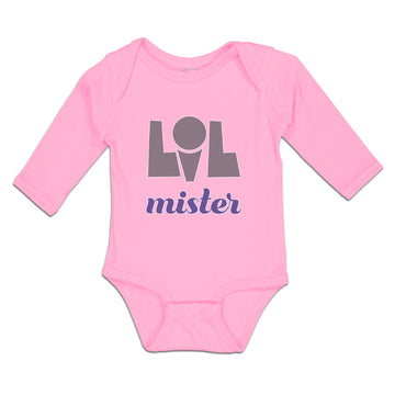 Long Sleeve Bodysuit Baby Lil Mister Boy & Girl Clothes Cotton