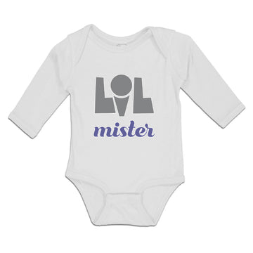 Long Sleeve Bodysuit Baby Lil Mister Boy & Girl Clothes Cotton