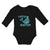 Long Sleeve Bodysuit Baby Little Sister and An Cute Dolphin Boy & Girl Clothes