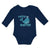 Long Sleeve Bodysuit Baby Little Sister and An Cute Dolphin Boy & Girl Clothes