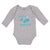 Long Sleeve Bodysuit Baby Little Sister and An Cute Dolphin Boy & Girl Clothes