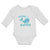 Long Sleeve Bodysuit Baby Little Sister and An Cute Dolphin Boy & Girl Clothes