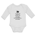 Long Sleeve Bodysuit Baby Always Yourself Unless You Can Unicorn Then Cotton
