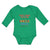 Long Sleeve Bodysuit Baby Don'T Mess with Me 'Cuz My Uncle Kicks Butt! Cotton - Cute Rascals