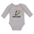 Long Sleeve Bodysuit Baby I Love My Uncles Boy & Girl Clothes Cotton