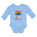 Long Sleeve Bodysuit Baby I Love My Gay Uncle Boy & Girl Clothes Cotton