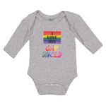 Long Sleeve Bodysuit Baby I Love My Gay Uncle Boy & Girl Clothes Cotton