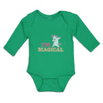Long Sleeve Bodysuit Baby I'M Magical Boy & Girl Clothes Cotton