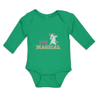 Long Sleeve Bodysuit Baby I'M Magical Boy & Girl Clothes Cotton