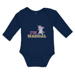 Long Sleeve Bodysuit Baby I'M Magical Boy & Girl Clothes Cotton