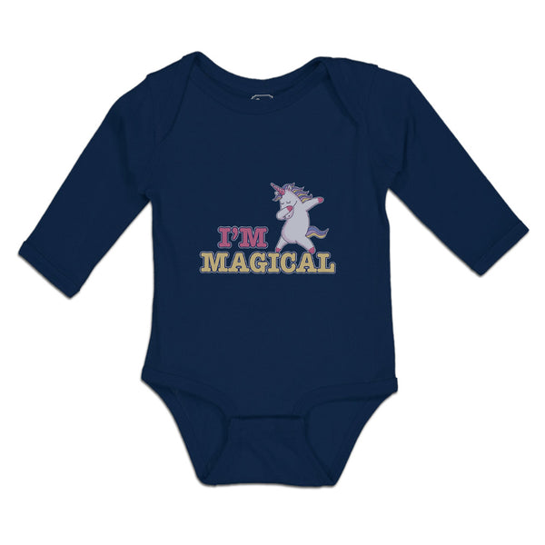 Long Sleeve Bodysuit Baby I'M Magical Boy & Girl Clothes Cotton