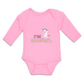 Long Sleeve Bodysuit Baby I'M Magical Boy & Girl Clothes Cotton