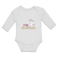 Long Sleeve Bodysuit Baby I'M Magical Boy & Girl Clothes Cotton