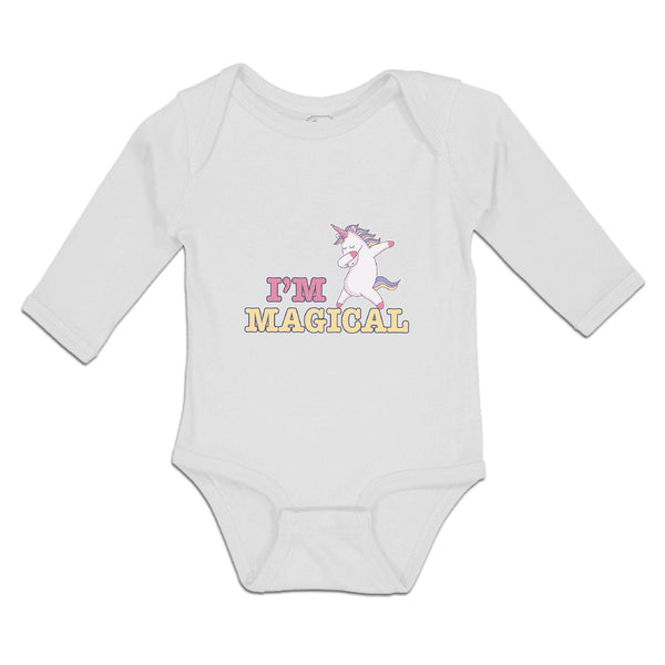 Long Sleeve Bodysuit Baby I'M Magical Boy & Girl Clothes Cotton