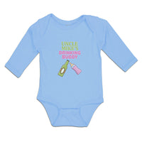 Long Sleeve Bodysuit Baby Uncle Mike's Drinking Buddy Boy & Girl Clothes Cotton