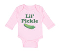 Long Sleeve Bodysuit Baby Lil Pickle Vegetables Boy & Girl Clothes Cotton