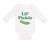 Long Sleeve Bodysuit Baby Lil Pickle Vegetables Boy & Girl Clothes Cotton