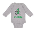 Long Sleeve Bodysuit Baby Pickle Vegetables Boy & Girl Clothes Cotton