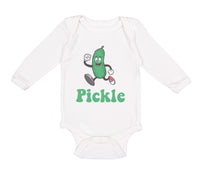 Long Sleeve Bodysuit Baby Pickle Vegetables Boy & Girl Clothes Cotton