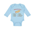 Long Sleeve Bodysuit Baby Chicago Style Image of A Hot Dog Funny Humor Cotton